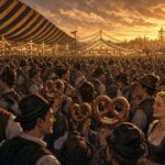 „Bist du deppat“: Riesen-Andrang am zweiten Wiesn-Samstag – Besucher schmeißen sich auf Tische - Merkur samweber-comic-23383