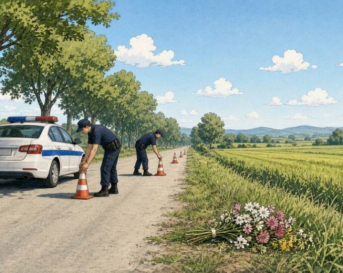 Schwerer Unfall in Brandenburg: Auto kracht beim Überholen in Mopeds – vier Tote – Tagesspiegel