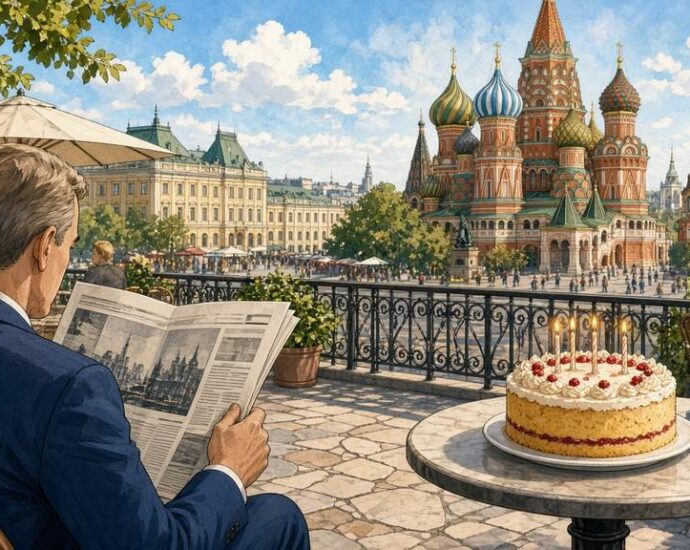 Merz “zutiefst empört” über Schröders Geburtstagsbesuch bei Putin in Moskau – derStandard.de