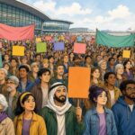 Migrationspolitik: Hunderte Menschen protestieren an Flughäfen gegen Abschiebungen – WELT