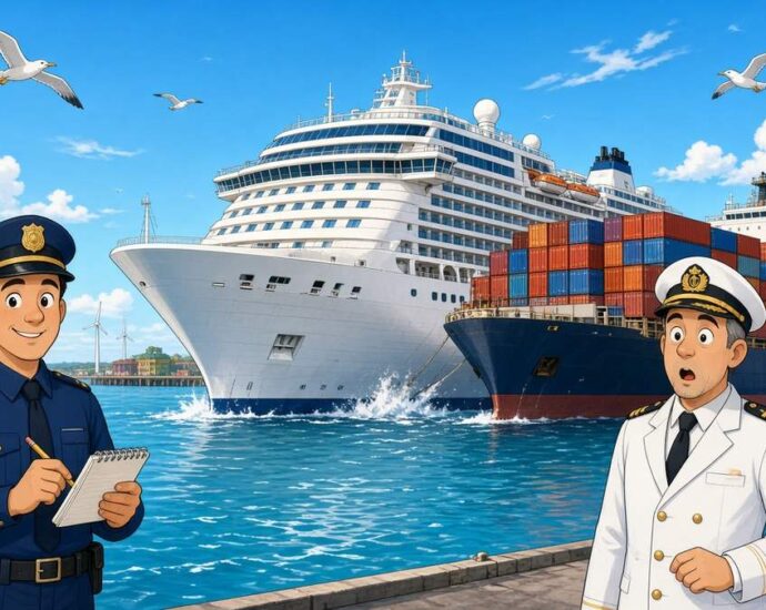 Tui-Kreuzfahrtschiff stößt mit Containerschiffen zusammen Polizei ermittelt gegen Kapitän der „Mein Schiff 3“ – Tagesspi
