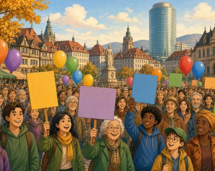 Jena: Tausende protestieren gegen Auftritt von Björn Höcke in Jena – DIE ZEIT